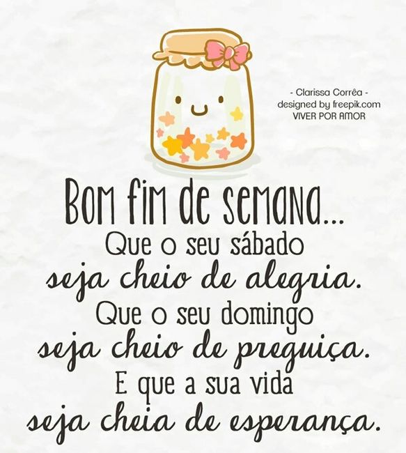Fim de semana!! - 1
