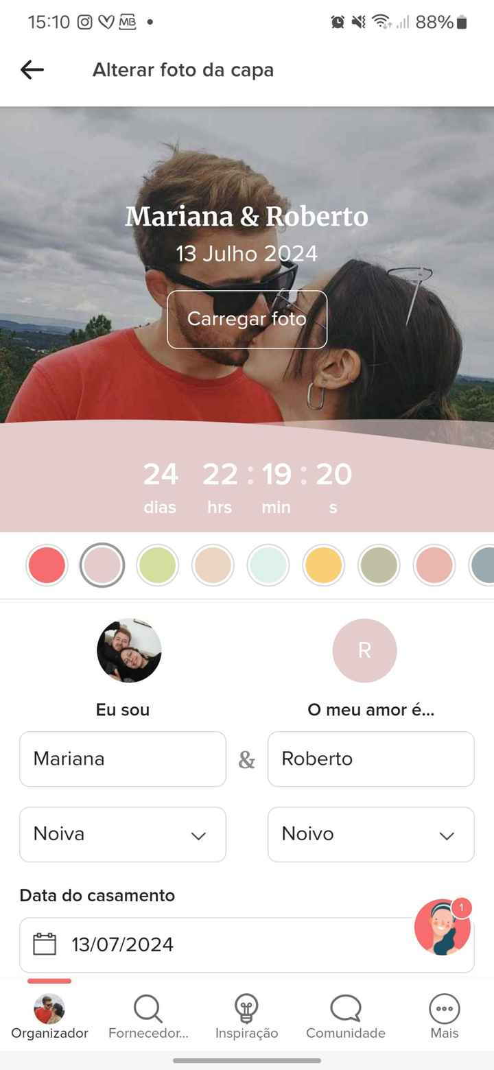 Editar conta - 1