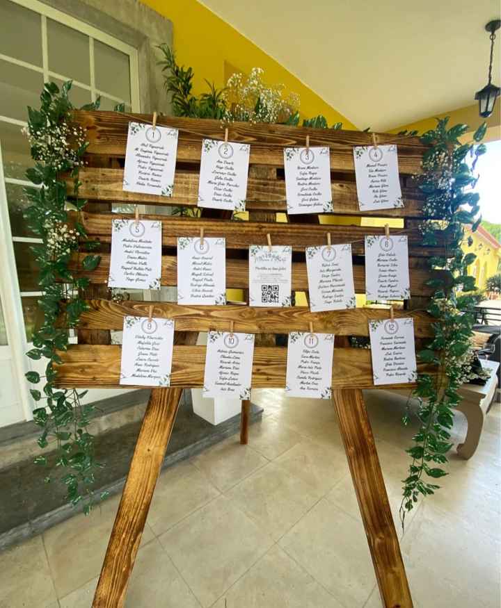 Menus e seating plan - 1