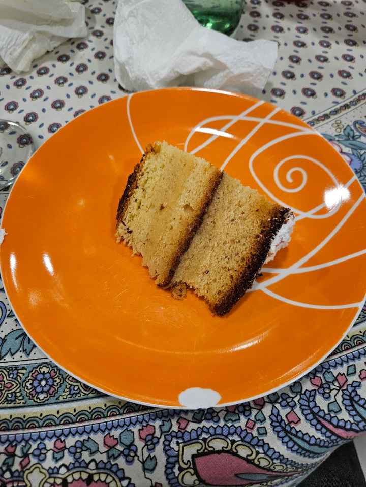 1 ano depois, o bolo de casamento - 1