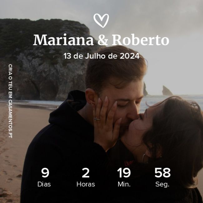 1 Dígito!!! 9 dias ❤️ 1