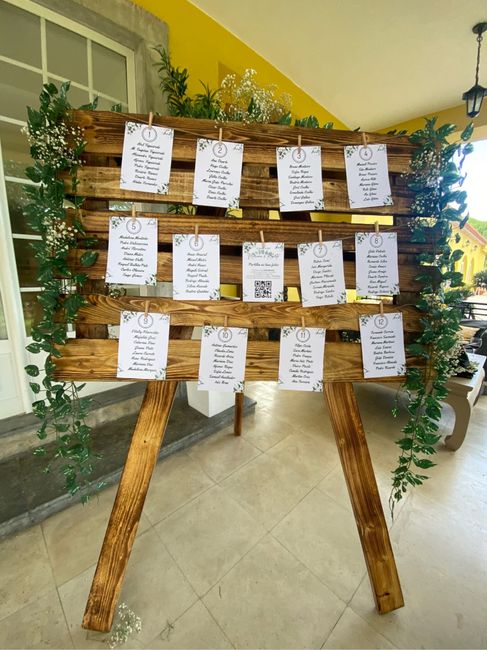 Cavalete para Identificação das Mesas 3