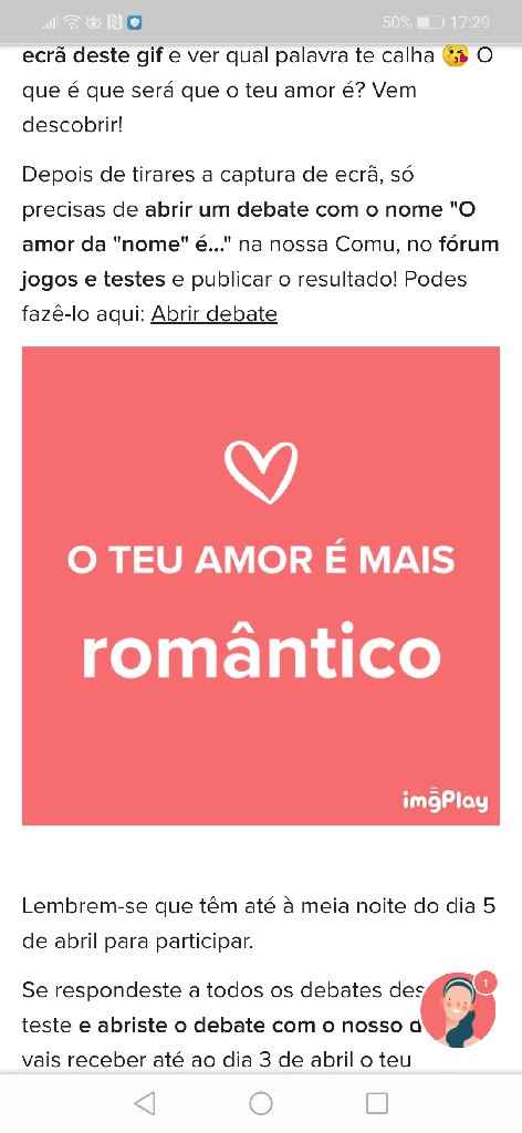o amor da Juliana é - 1