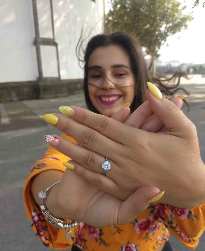 o meu anel de noivado 