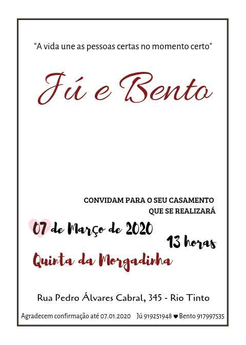 convite simples versão 1