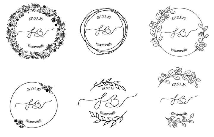 os nossos monogramas