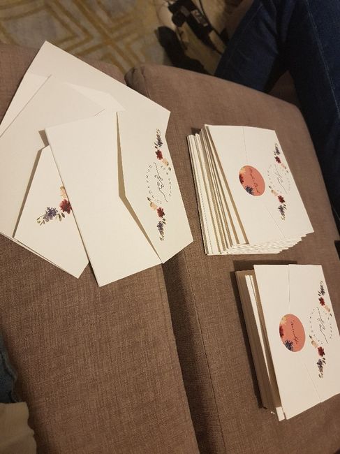 Os nossos convites chegaram :) e etiquetas para preparação de lembranças - 2