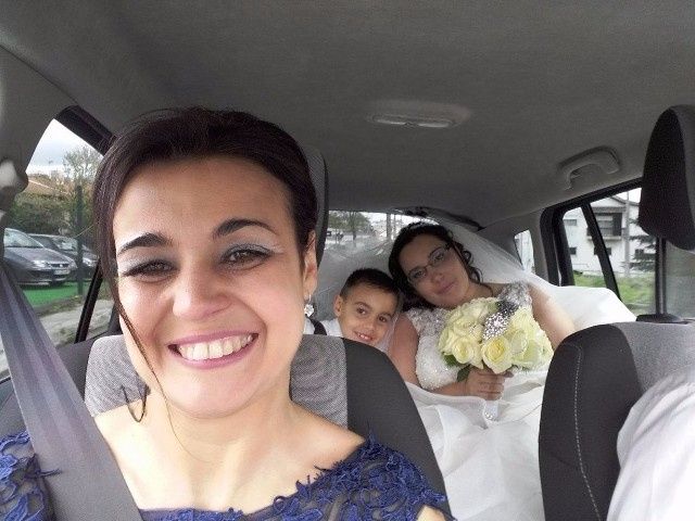 a caminho da igreja