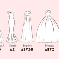 Armação/saiote vestido noivas - 1