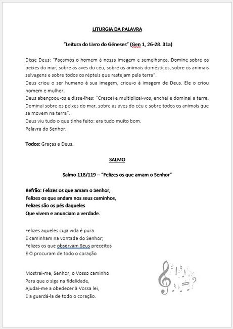 Cerimónia religiosa sem missa: estrutura, leituras, cânticos e missal 2