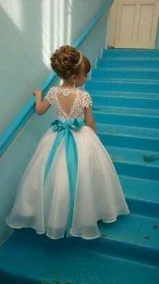 Inspirações para o vestido da Princesa e menina das alianças
