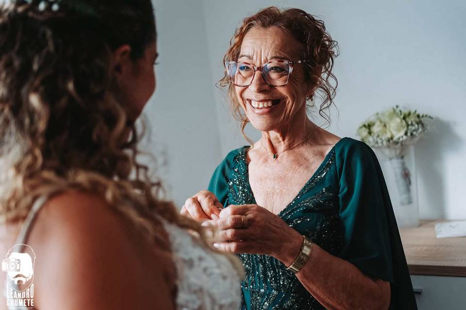 Maquilhagem em mãe da noiva