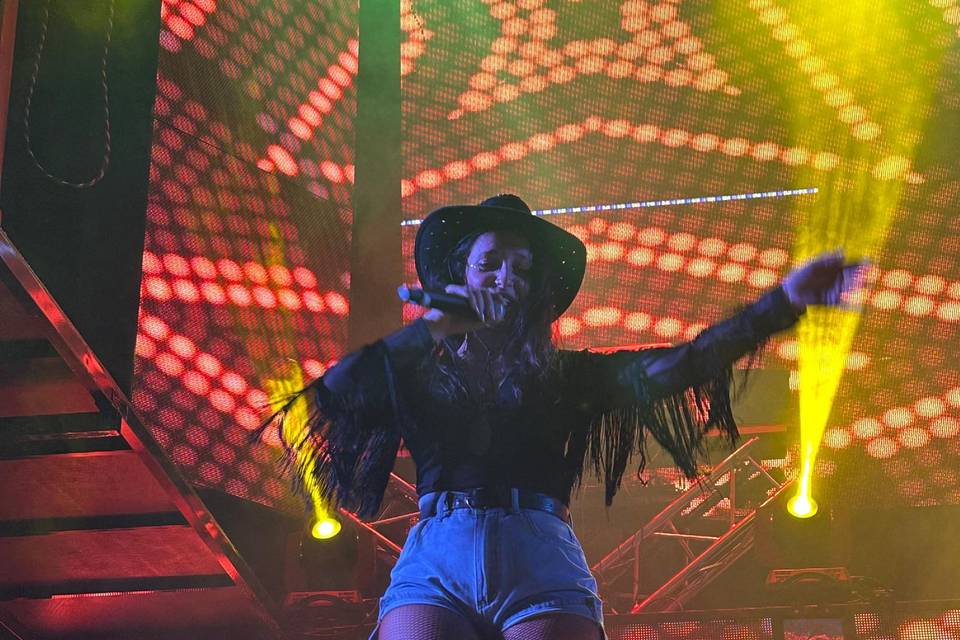 Voz ao vivo - festa