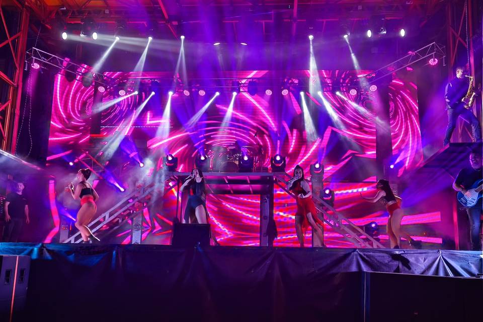 Banda ao vivo - experiência