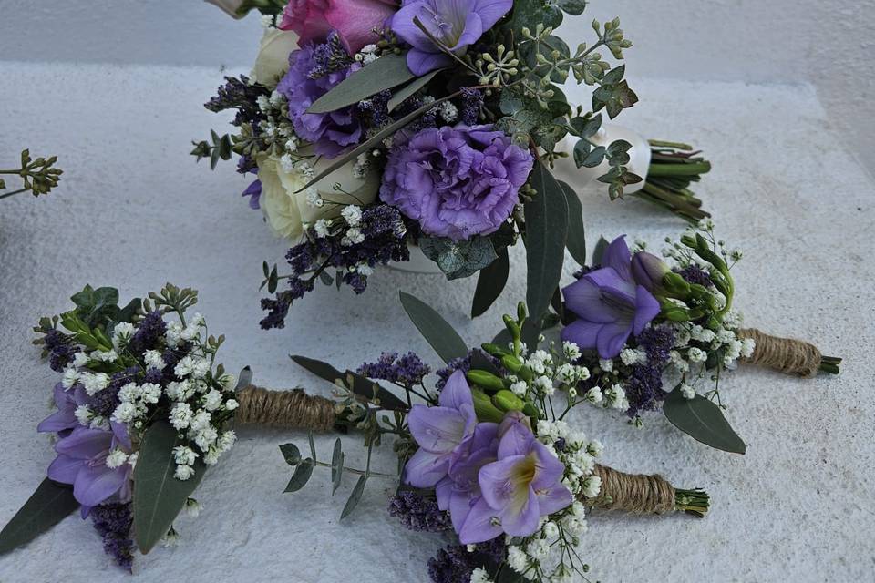 Bouquet de Noiva e Lapelas