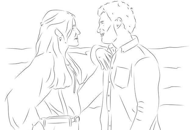 Ilustração Casal