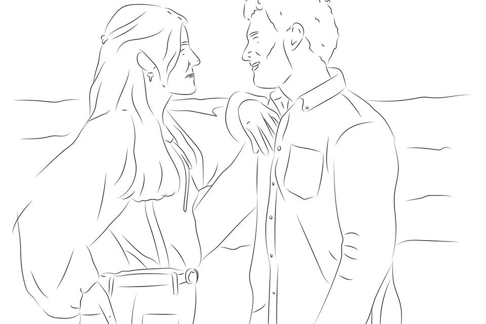 Ilustração Casal