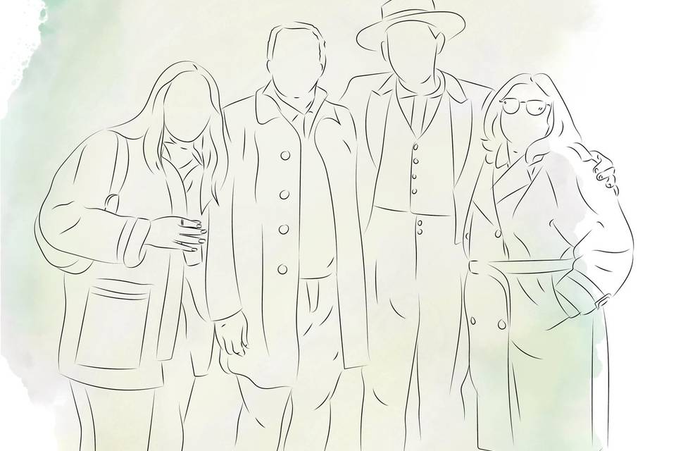 Ilustração Família