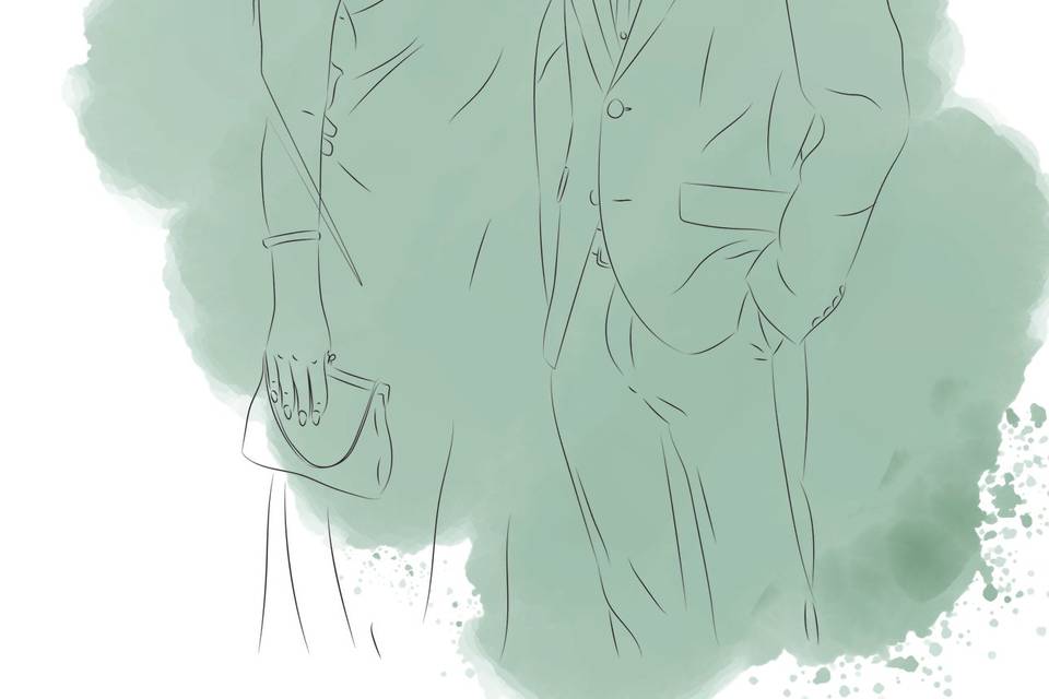 Ilustração Casal