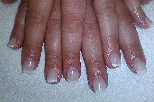 Unhas Gel Manicure Francesa