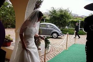 Preparação para a entrada da noiva