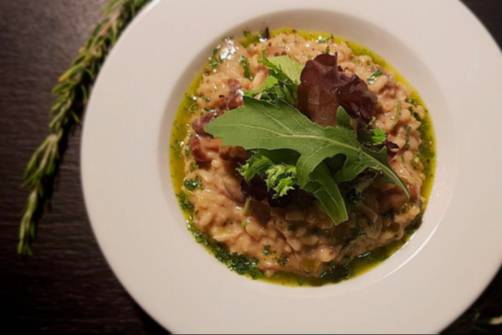 Risoto de cogumelos
