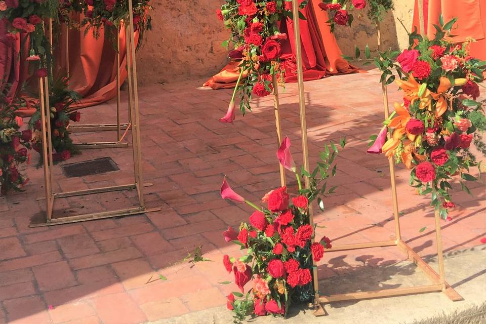 Cenário floral