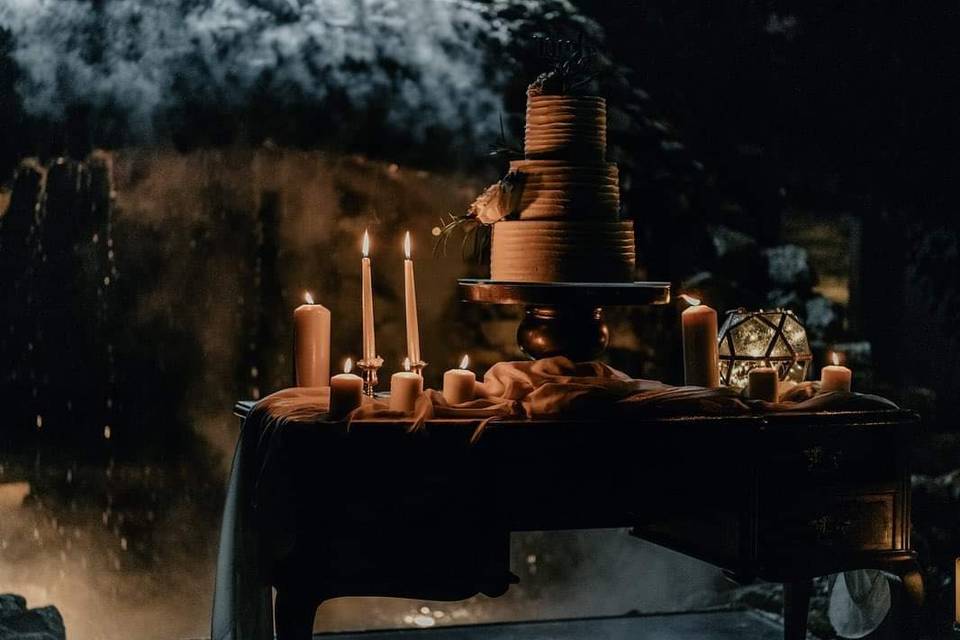 Mesa de bolo casamento