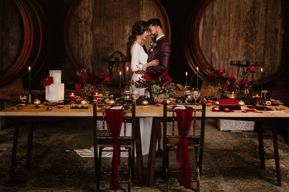 Wine Cellar | Winter Wedding