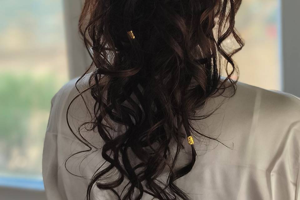 Penteado anéis