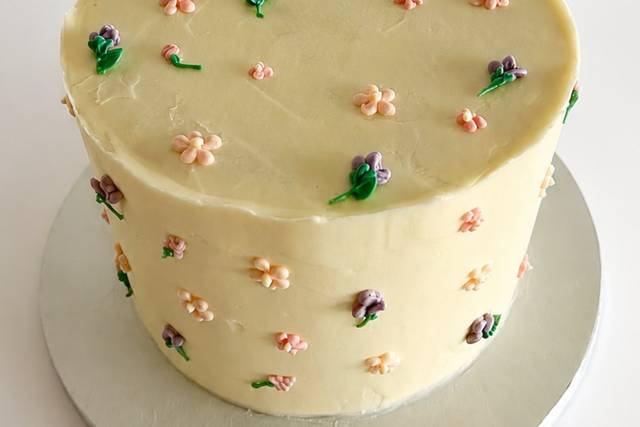 Bolo casamento delicado
