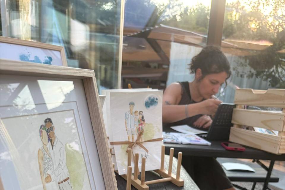 Ilustracao ao vivo
