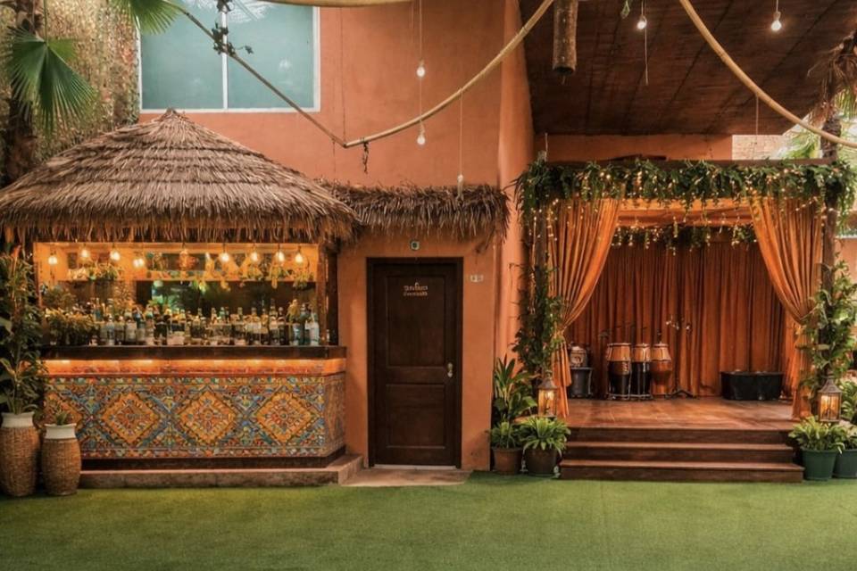 Tropical village weddings