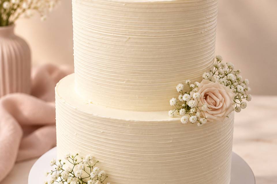 Bolo de Batizado Menina