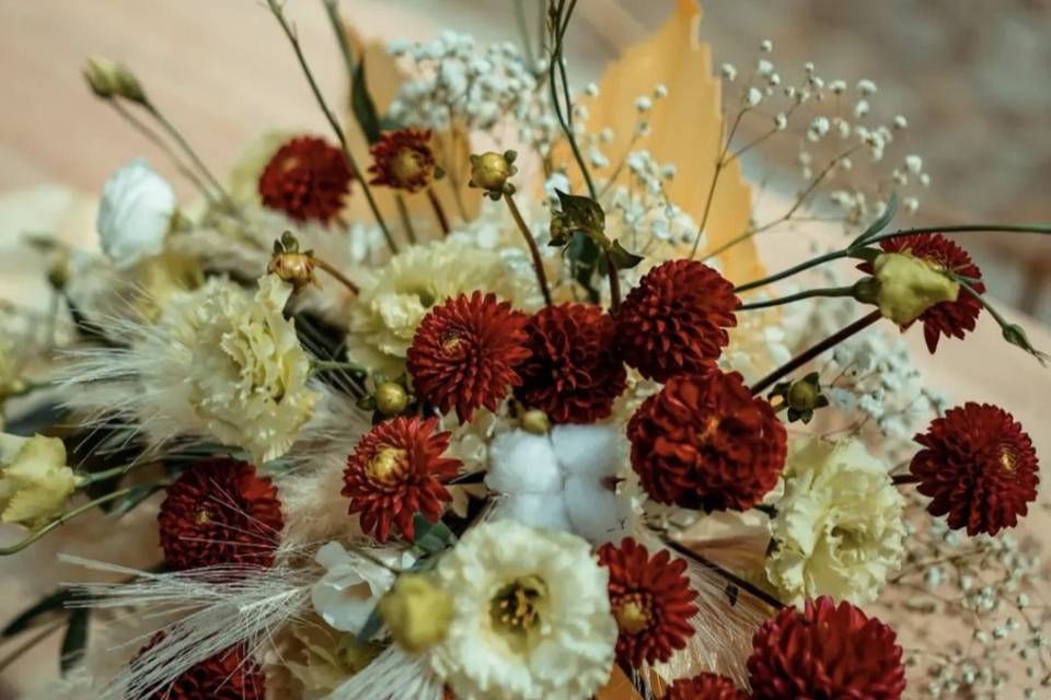 O arranjo floral