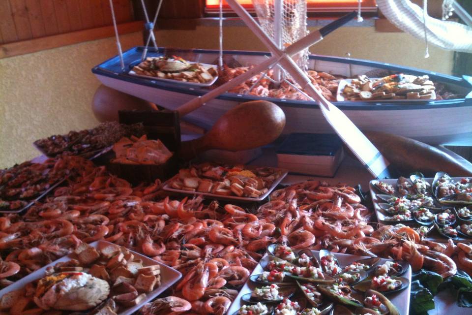 Mesa de camarão