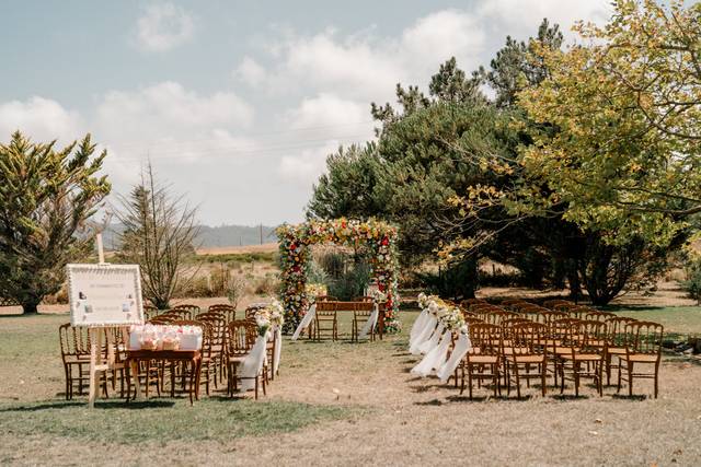 Cerimonia no exterior
