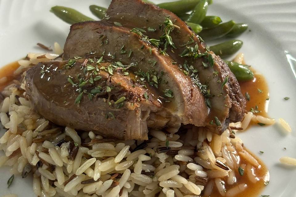 Lombinho com Arroz Árabe