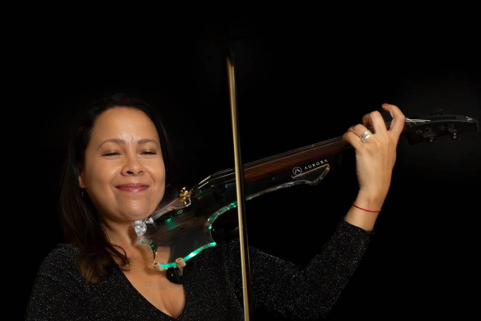 Violin Luzes LED