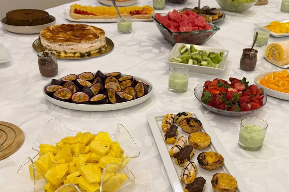 Doces e fruta, como não amar