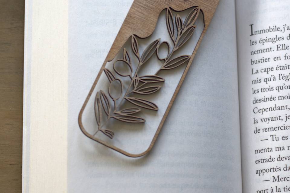 Lembrança marcador de livro