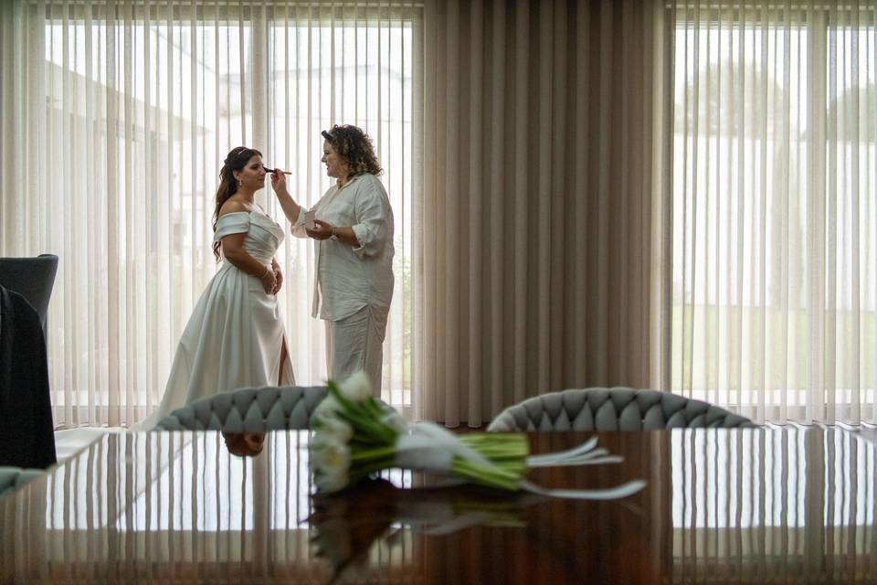 Preparação da noiva