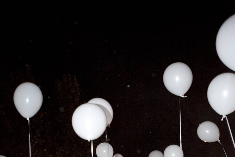 Balões luminosos led's