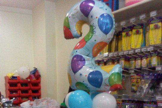 Coluna de balões