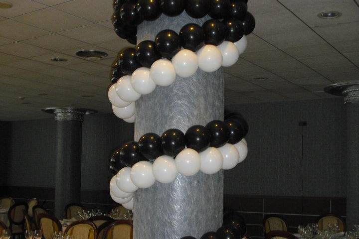 Decoração com balões