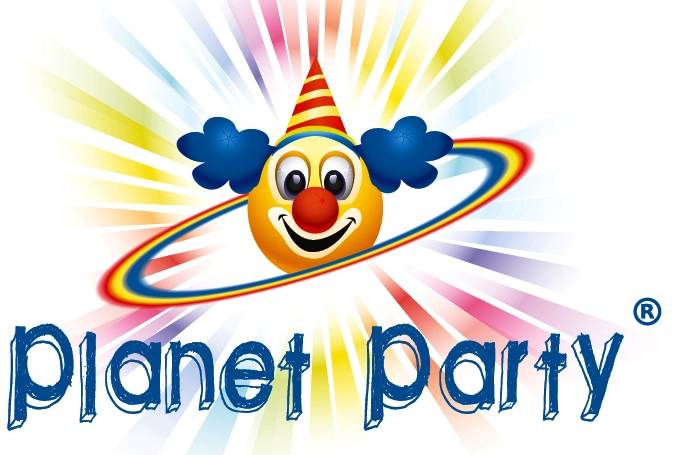 Planet party logo