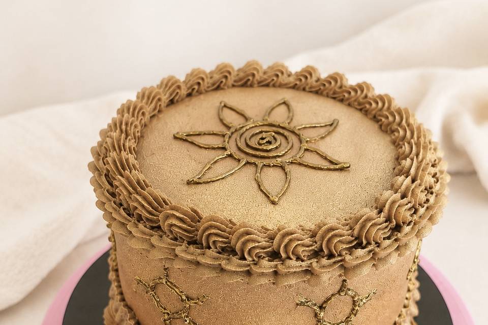 Bolo dourado