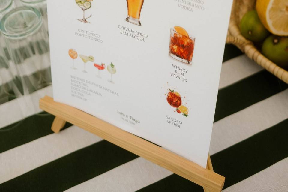 Menu Bebidas