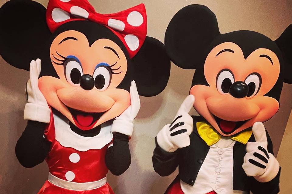 Mascotes Mickey & Minnie