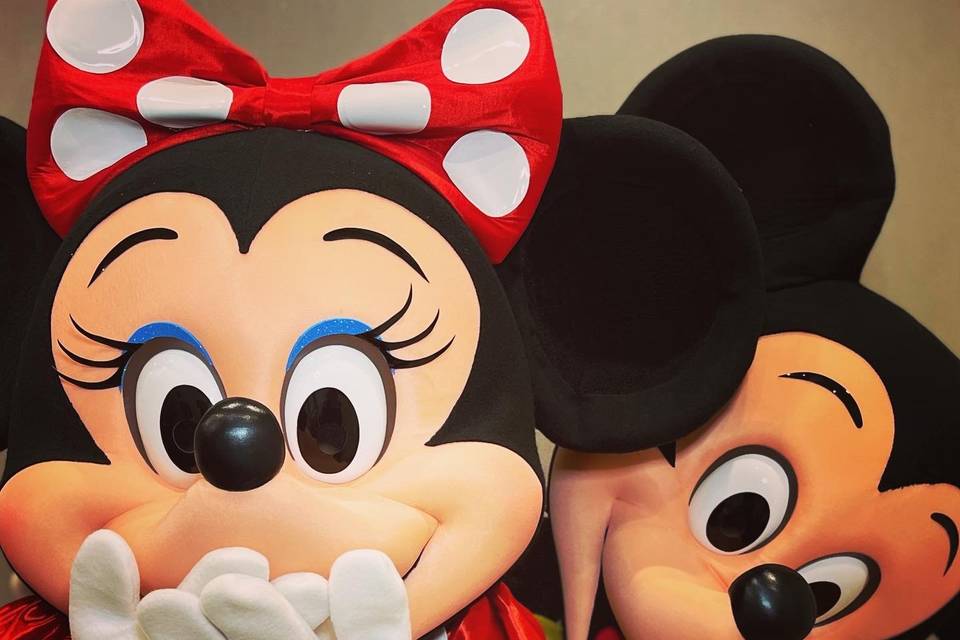 Mascotes Mickey & Minnie